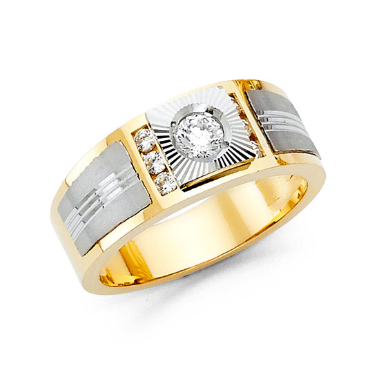 Men’s CZ Rings - 14K Gold - RG1442