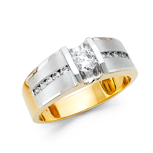 Men’s CZ Rings - 14K Gold - RG1443