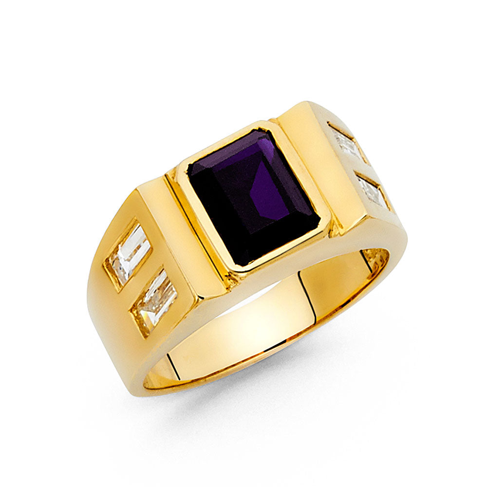 Men’s Onyx Rings - 14K Gold - RG1459