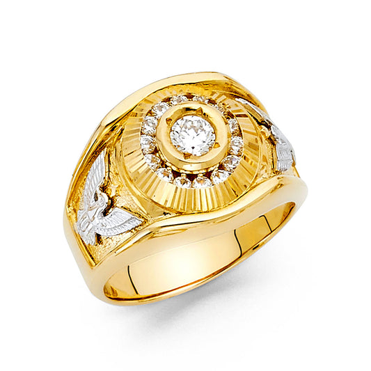 Men’s CZ Rings - 14K Gold - RG1462