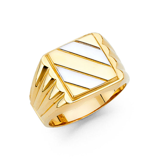 Men’s CZ Rings - 14K Gold - RG1466