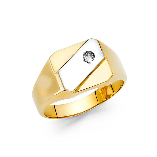 Men’s CZ Rings - 14K Gold - RG1472