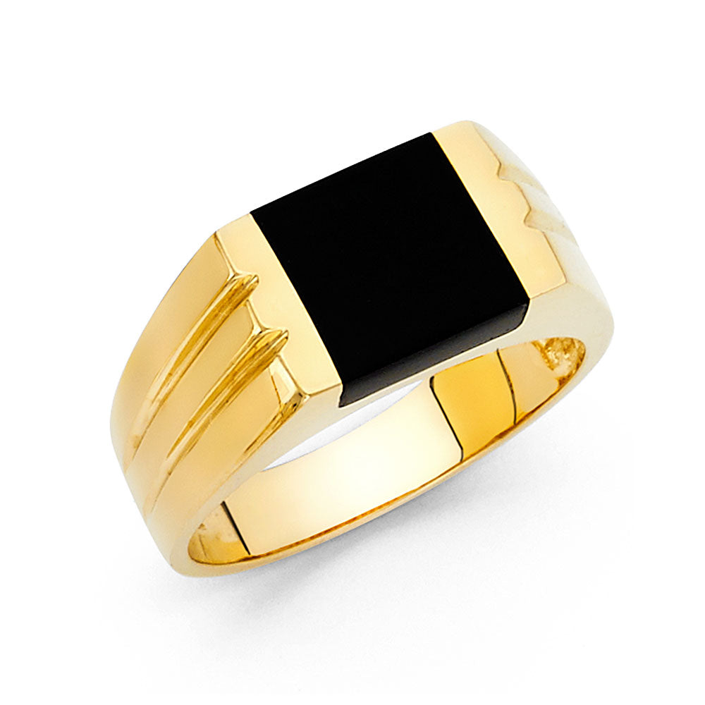 Men’s Onyx Rings - 14K Gold - RG1500