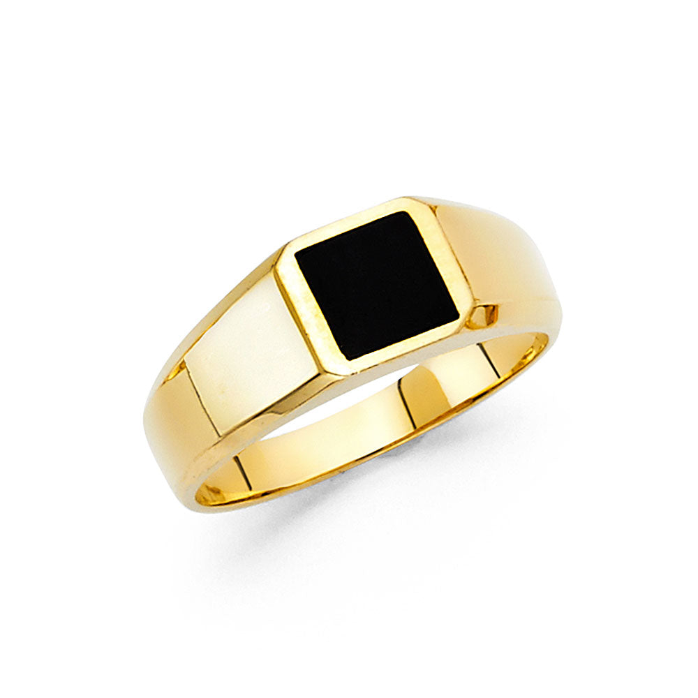 Men’s Onyx Rings - 14K Gold - RG1507