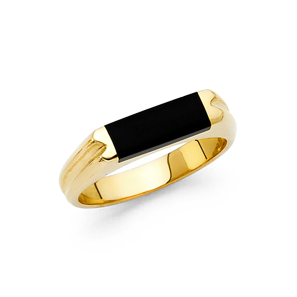 Men’s Onyx Rings - 14K Gold - RG1508