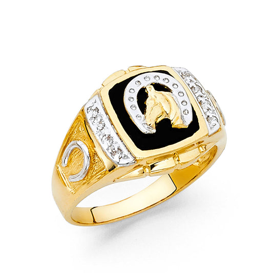 Men’s Onyx Rings - 14K Gold - RG1524