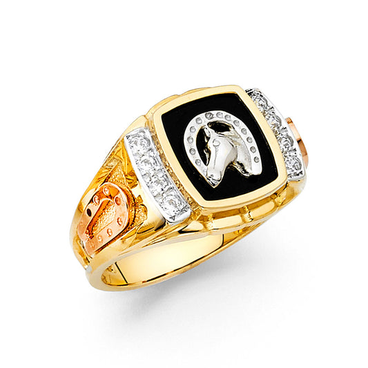 Men’s Onyx Rings - 14K Gold - RG1535