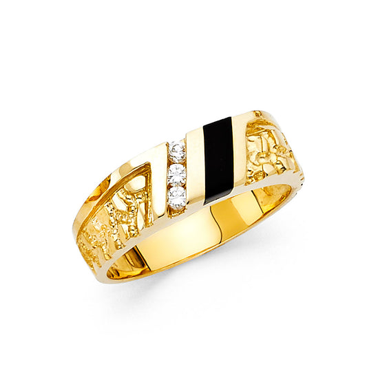 Men’s Onyx Rings - 14K Gold - RG1539