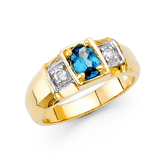 Men’s CZ Rings - 14K Gold - RG1600