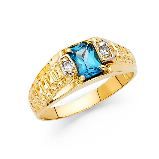 Men’s CZ Rings - 14K Gold - RG1602
