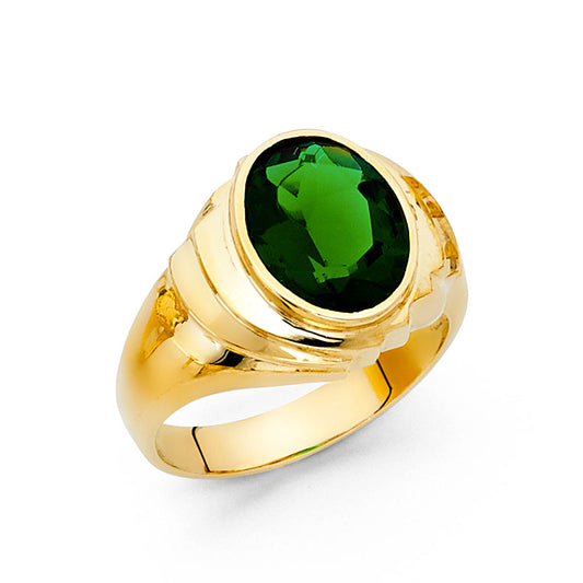Men’s CZ Rings - 14K Gold - RG1612