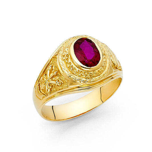 Men’s CZ Rings - 14K Gold - RG1619