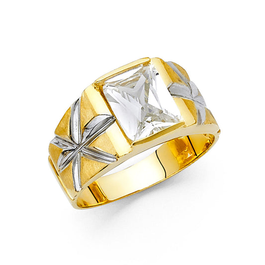 Men’s CZ Rings - 14K Gold - RG1626