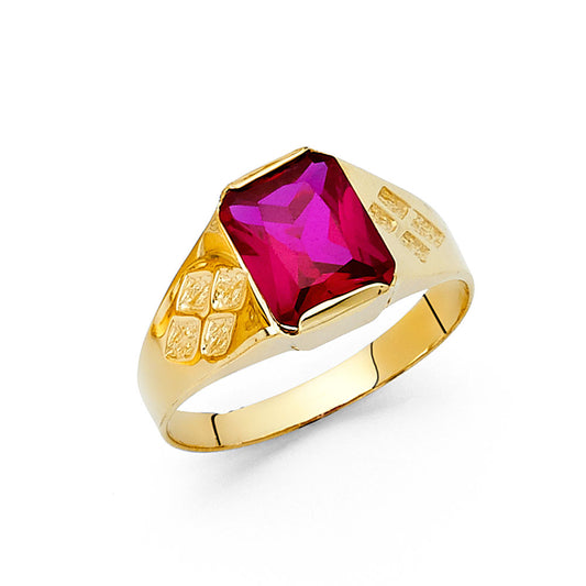 Men’s CZ Rings - 14K Gold - RG1629