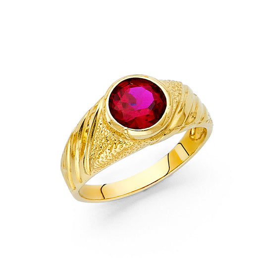 Men’s CZ Rings - 14K Gold - RG1634