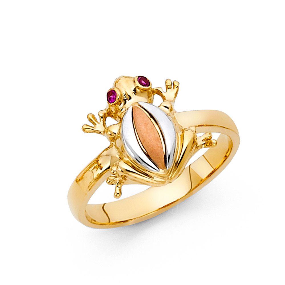 Fancy 3Color Rings - 14K Gold - RG1699