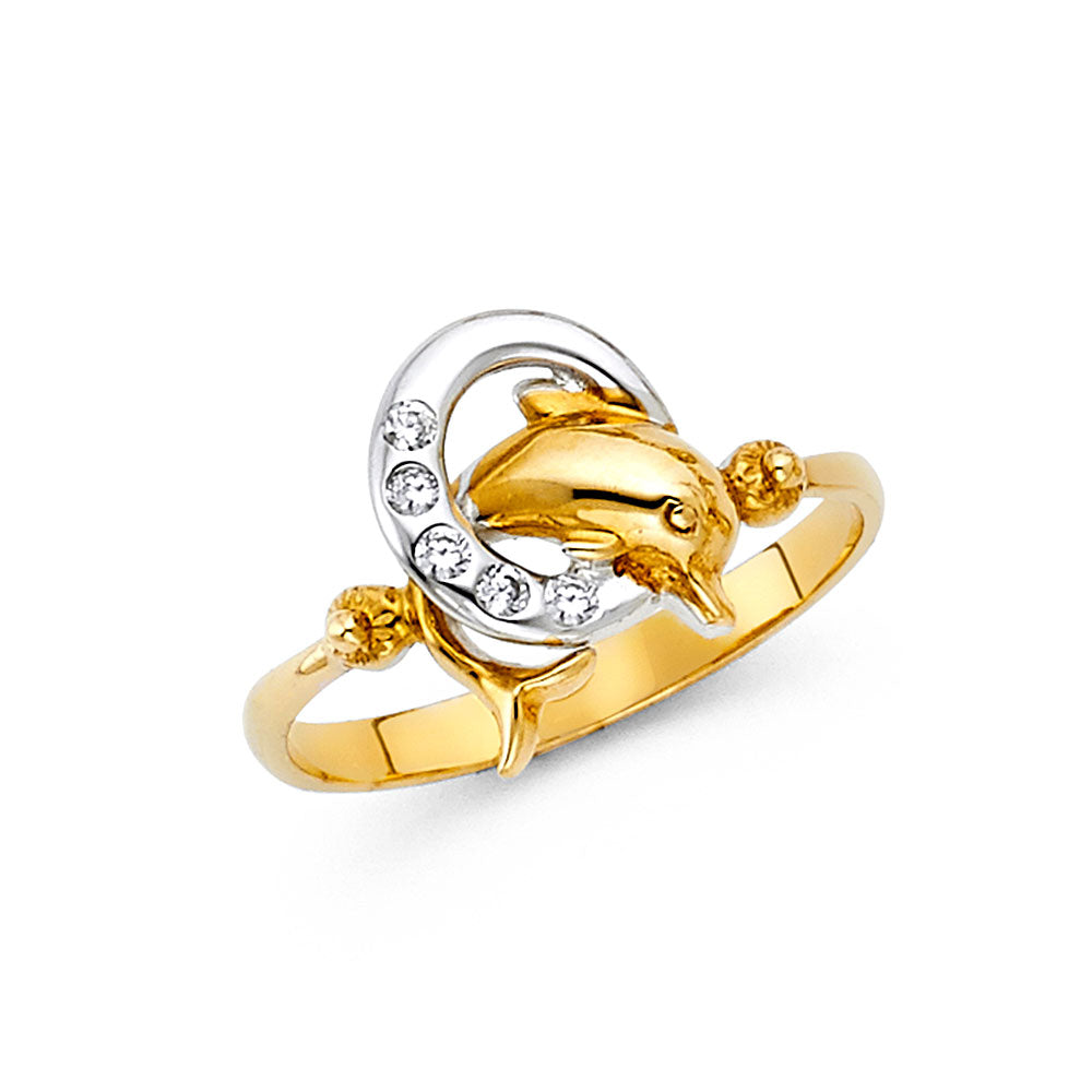 Fancy 3Color Rings - 14K Gold - RG1714