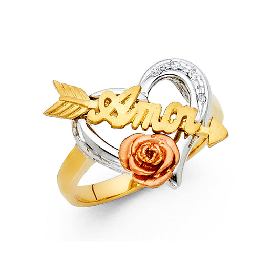 Fancy Rings & CZ Engagement Rings - 14K Gold - RG1743