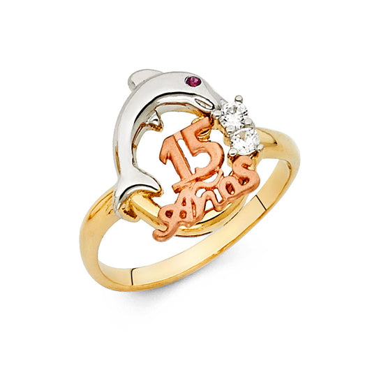 15 Años Rings - 14K Gold - RG1867