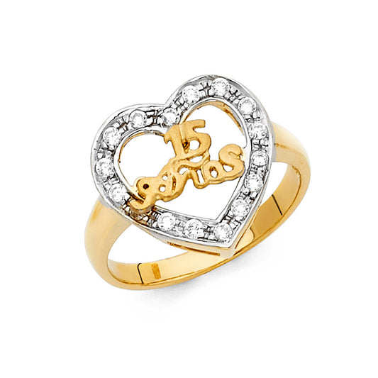 15 Años Rings - 14K Gold - RG1869
