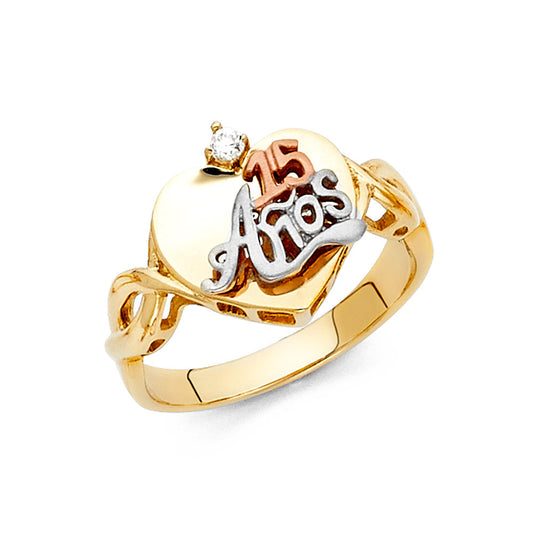 15 Años Rings - 14K Gold - RG1875