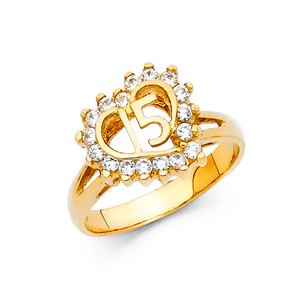 15 Años Rings - 14K Gold - RG1895
