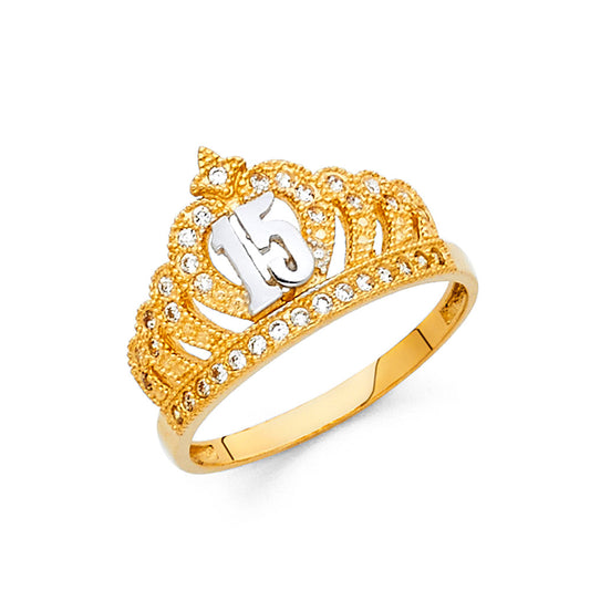 15 Años Rings - 14K Gold - RG1898
