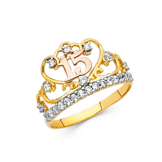 15 Años Rings - 14K Gold - RG1899