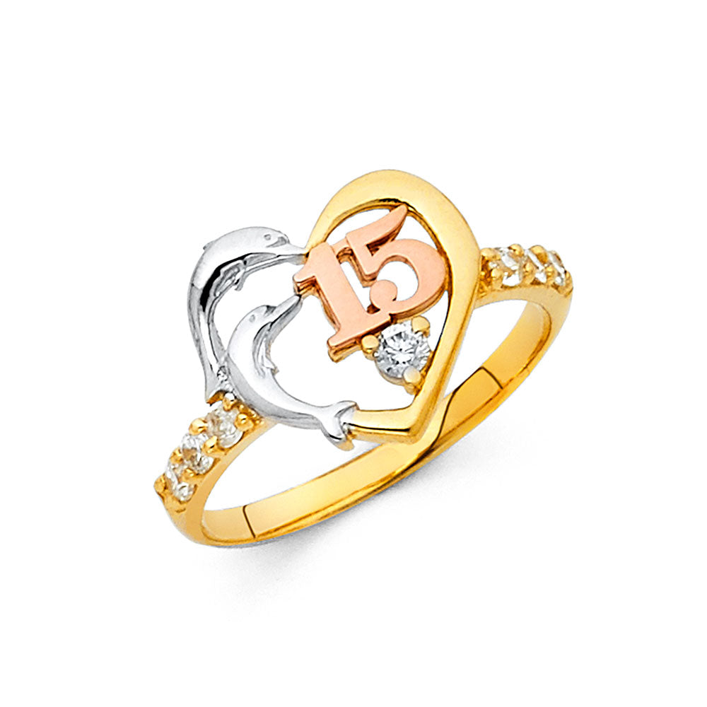 15 Años Rings - 14K Gold - RG1901