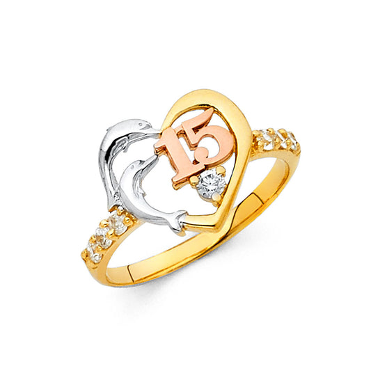 15 Años Rings - 14K Gold - RG1901