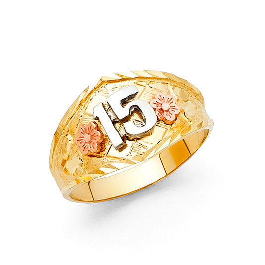 15 Años Rings - 14K Gold - RG1904