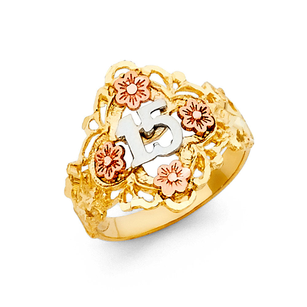 15 Años Rings - 14K Gold - RG1919