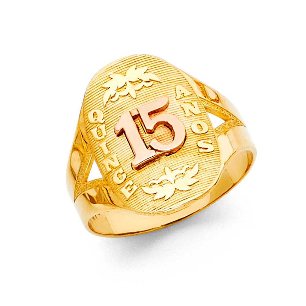 15 Años Rings - 14K Gold - RG1921