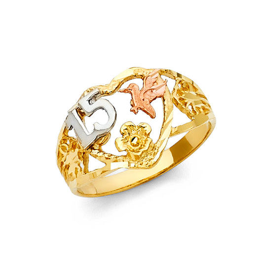 15 Años Rings - 14K Gold - RG1927