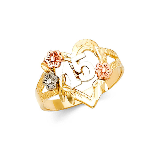 15 Años Rings - 14K Gold - RG1929