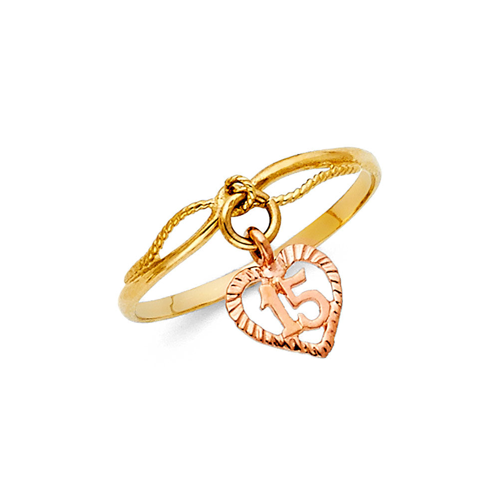 15 Años Rings - 14K Gold - RG1939