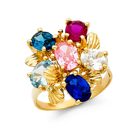 CZ Rings & Mother Rings - 14K Gold - RG1957