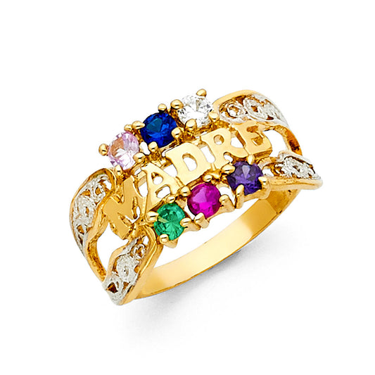 CZ Rings & Mother Rings - 14K Gold - RG1971