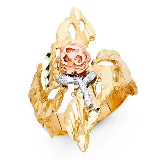 Assorted 3Color Rings - 14K Gold - RG2021