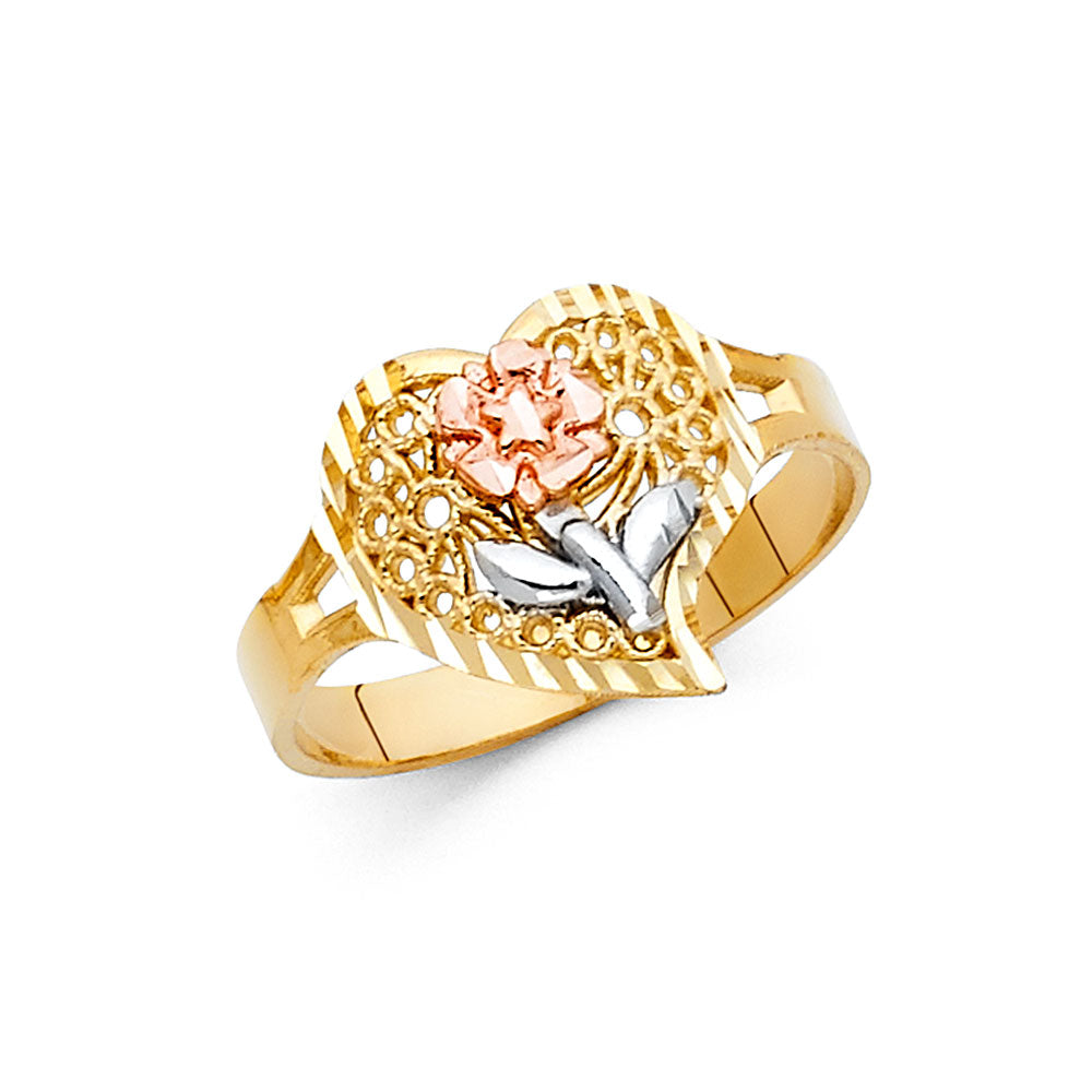 Assorted 3Color Rings - 14K Gold - RG2033