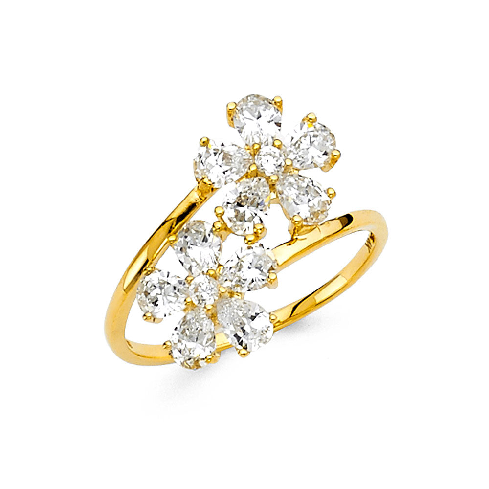 Fancy CZ Rings - 14K Gold - RG2135
