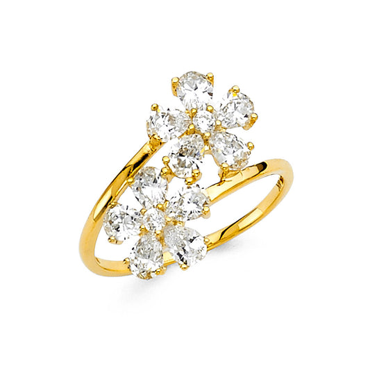 Fancy CZ Rings - 14K Gold - RG2135