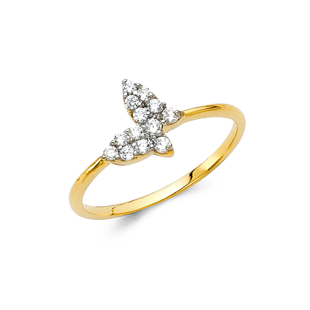 Fancy CZ Rings - 14K Gold - RG2145