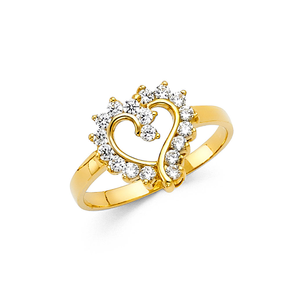 Fancy CZ Rings - 14K Gold - RG2148