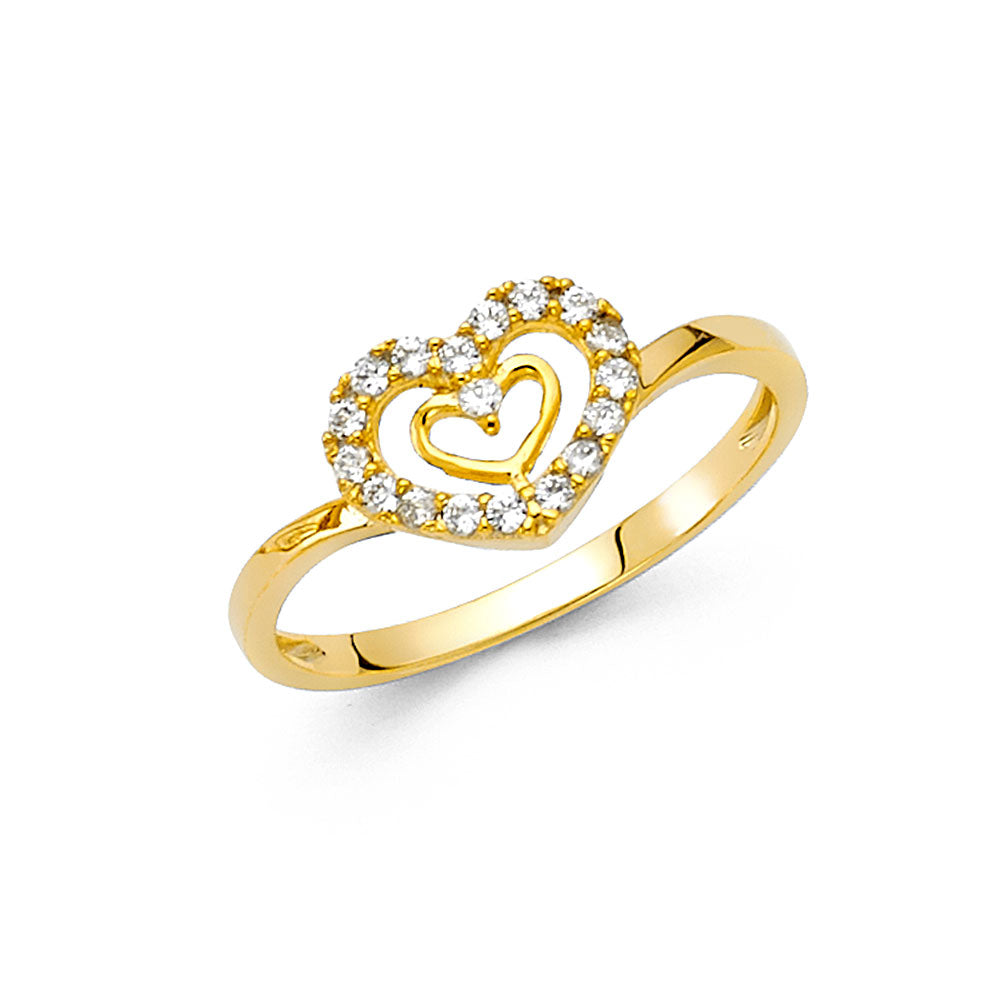Fancy CZ Rings - 14K Gold - RG2150