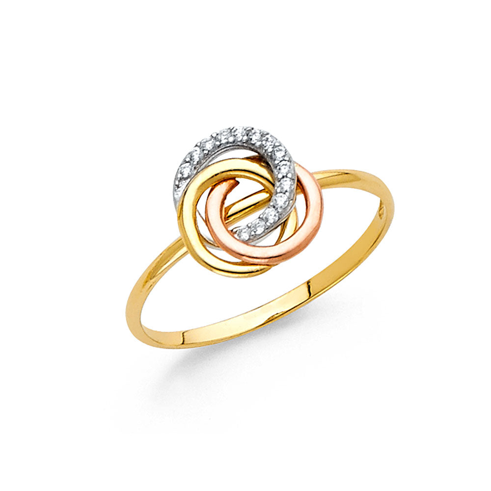 Fancy CZ Rings - 14K Gold - RG2159