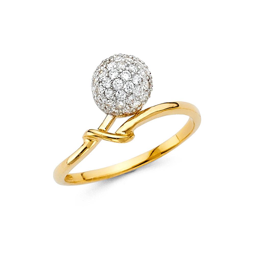 Fancy CZ Rings - 14K Gold - RG2165