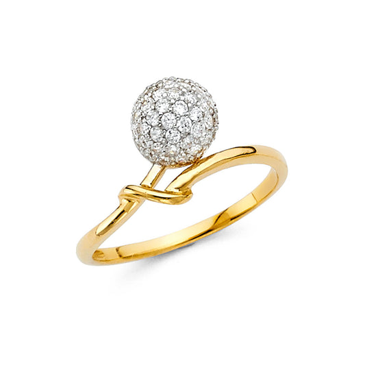 Fancy CZ Rings - 14K Gold - RG2165