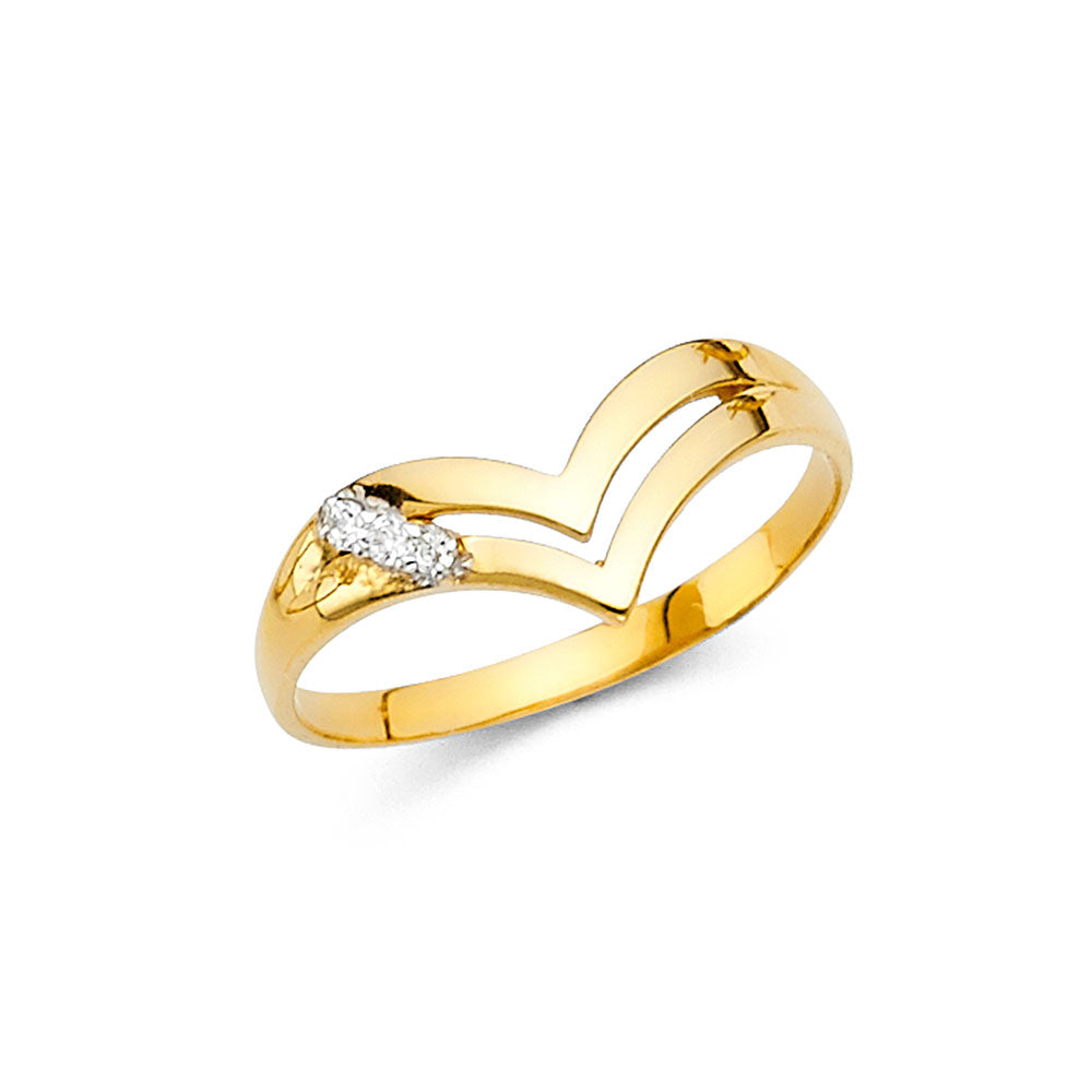 Fancy CZ Rings - 14K Gold - RG2171