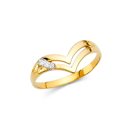 Fancy CZ Rings - 14K Gold - RG2171